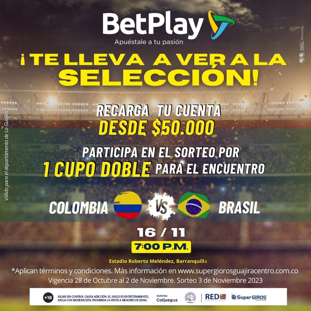 BetPlay te lleva a ver a la Selección